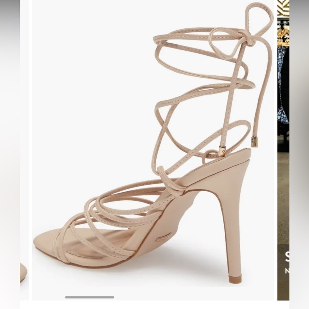 NWT Billini Jesse Ankle Tie Sandal - size 7 - Picture 2 of 6